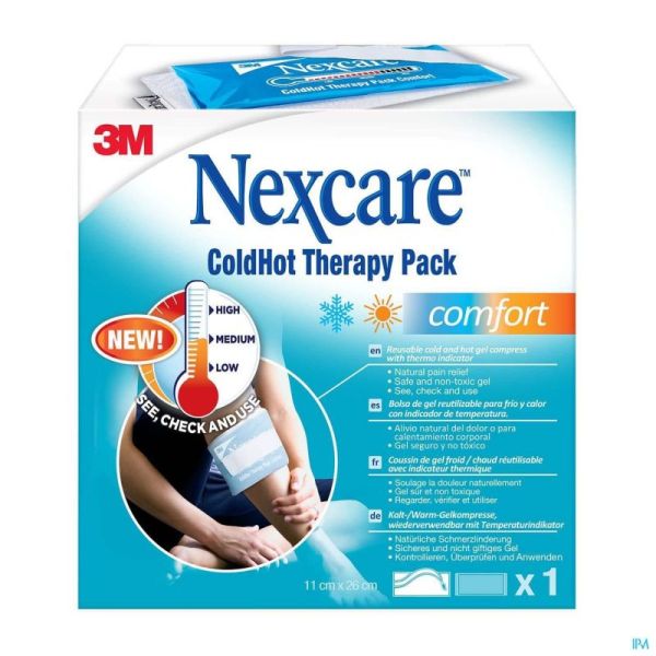 N1571ti-dab Nexcare Coldhot Therapy Pack Comfort Indicateur Zone Température, 260 Mm X 110 Mm