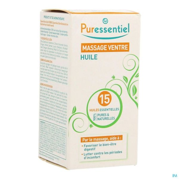 Puressentiel Maux Ventre Massage 15 Hle Ess 50ml