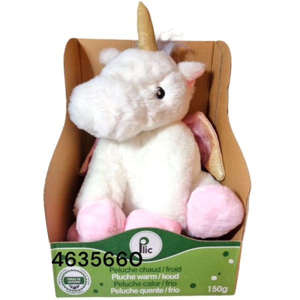 PLIC CARE BOUILLOTTE PELUCHE LILY LICORNE