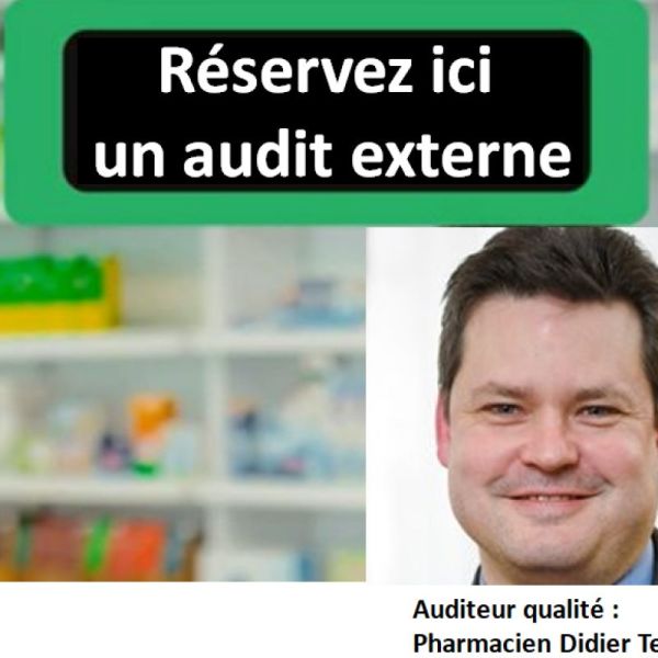 Audit en pharmacie réservation