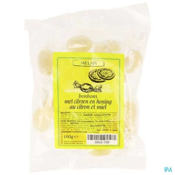 MELAPI BONBONS CITRON MIEL 100G REVOGAN