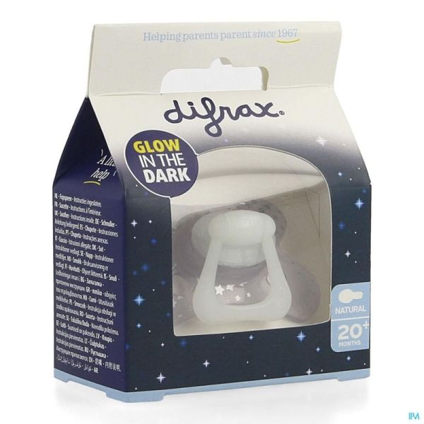 Difrax Sucette Natural 20+ M Nuit