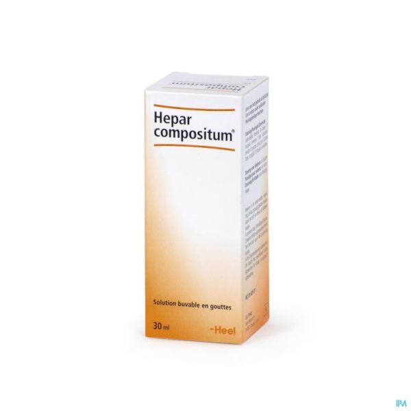 Hepar Compositum Sol Buvable Gutt 30ml