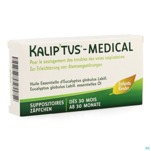 Kalip'tus Medical Suppositoire Enfant >30m 10