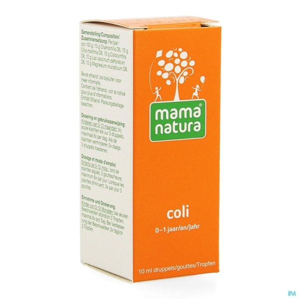 Mama natura coli 10 ml gouttes orales