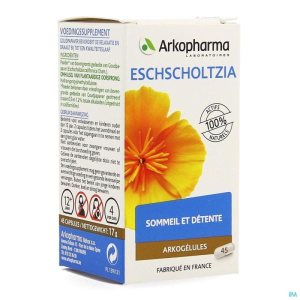 ARKOGELULES ESCHOLTZIA VEGETAL 45