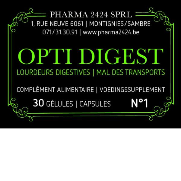 N1 OPTI DIGEST(digestion et mal des transports )30GEL