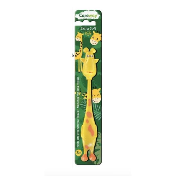 CAREWAY ORAL BROSSE DENTS ENFANT GIRAFE